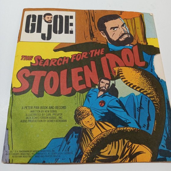 GI Joe Comic Book Booklet Search For The Stolen Idol 1973 Collectible Vintage - Picture 11 of 11